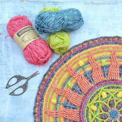 Sunny Mandala Overlay Crochet
