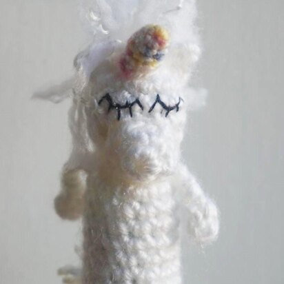 Sleepy Unicorn Finger puppet