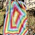 Squared Rainbow Baby Blanket