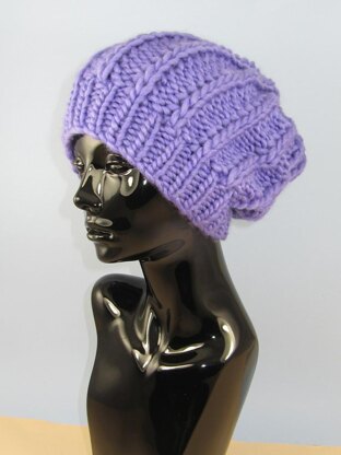 Super Chunky Fishermans Rib Slouch Hat