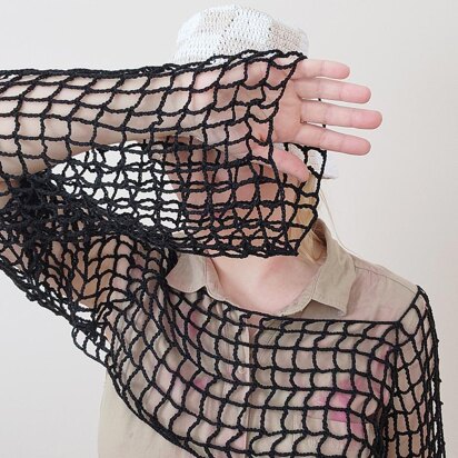 Fishnet crop top