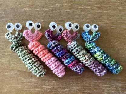 Worry Worm Finger Puppet