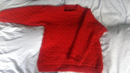 Basketweave jumper