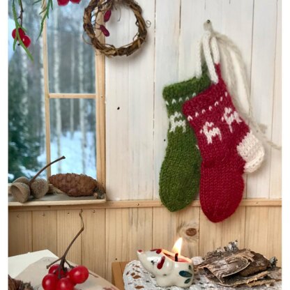 Christmas outfits for doll and home decor