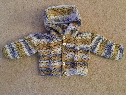 Baby hooded cardigan