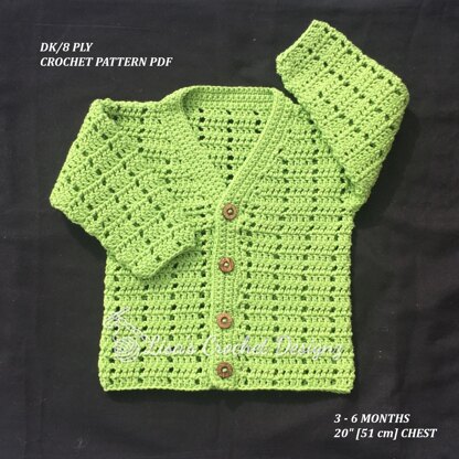 Apple 3 - 6 Month Baby Cardigan