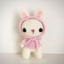 Hooded Bunny Rabbit Amigurumi Doll