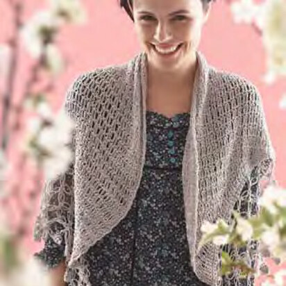 Lace Edge Shawl in Patons Grace