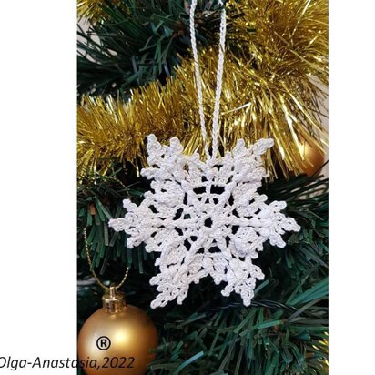 Crochet snowflake 16