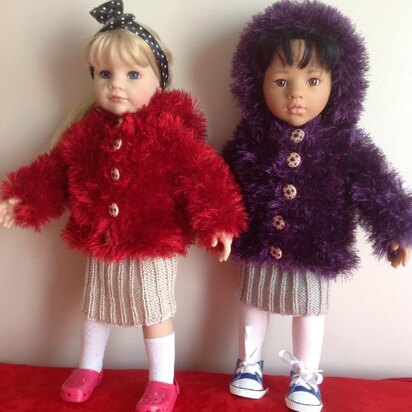 Fur Jacket for 18" Dolls