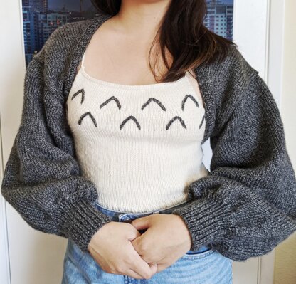 My Neighbor Knit Set: Cardigan and Top