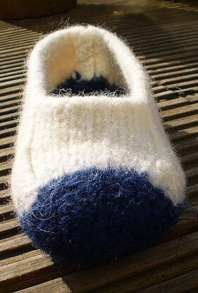 Duffers, 19 Row Felted Slippers