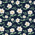 Lily Flower (Navy)