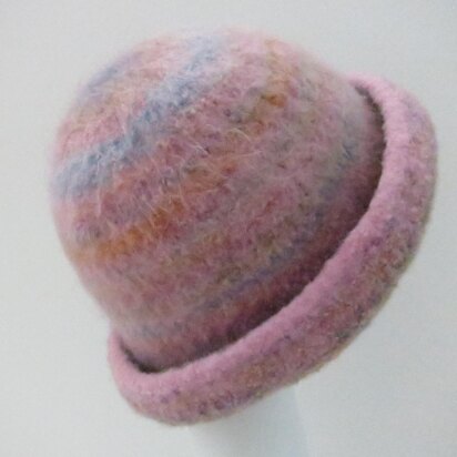 Felted Bowler Three Styles - knitting pattern