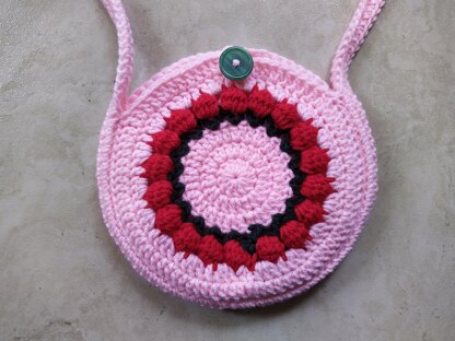 Crochet Pattern - Fancy Flowers Purse