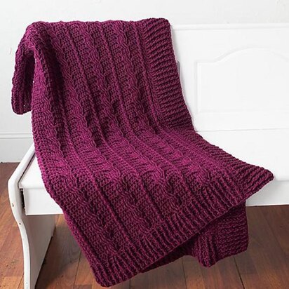 Snowberry Cables Afghan