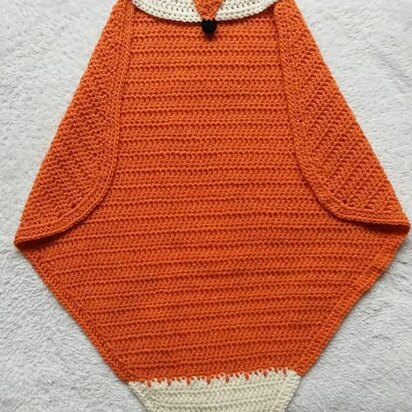 Fox Hooded Wrap Blanket