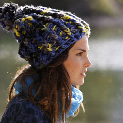 Mount Blackburn Hat in Schachenmayr Bravo Big Color -  MYM1028 - Downloadable PDF