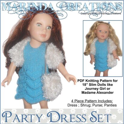 Party Dress Set For 18'' Dolls