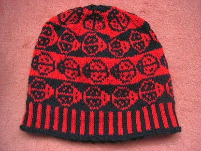 Ladybug beanie