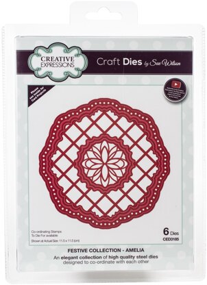 Creative Expressions Festive Craft Dies By Sue Wilson - Amelia