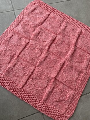 Duplicate Heart Blanket