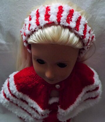 Christmas dress and dolls cape