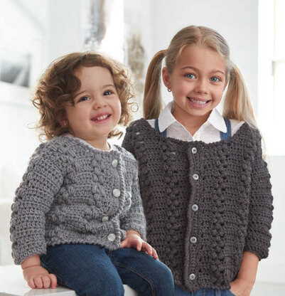 Big Girl Cardigan in Caron United - Downloadable PDF