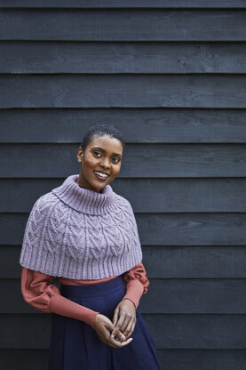 Jac - Shawl Knitting Pattern For Women in Debbie Bliss Aymara by Debbie Bliss