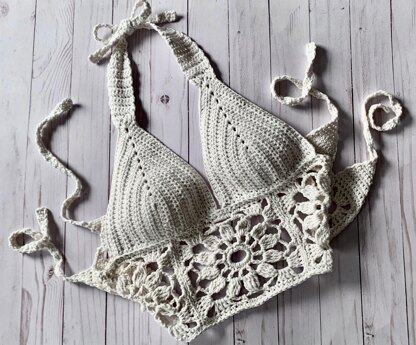 Scalloped Bandeau Bikini Top Crochet Pattern. Bikini Bra PDF Crochet  Pattern _ C27 -  Canada
