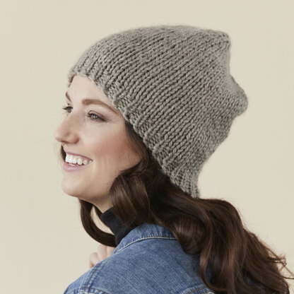 Glenwood Hat - Knitting Pattern for Women in Tahki Yarns Superwash Merino Bulky