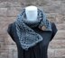 Crossing lace scarf