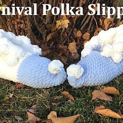 Carnival Polka Slippers