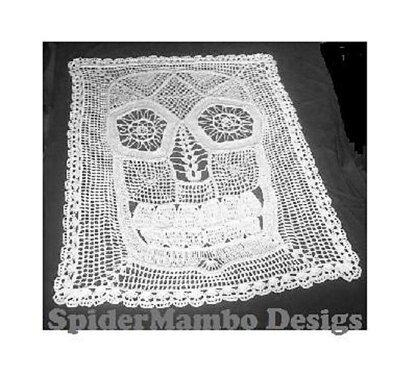 Skull Applique Afghan