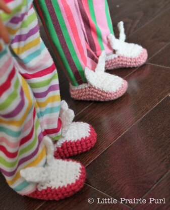 Bitty Bunny Doll Slippers