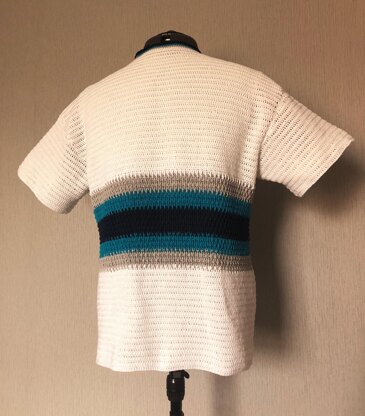 Men's Textured Stripe T-Shirt