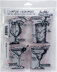 Stampers Anonymous Tim Holtz Cling Stamps 7"X8.5" - Cocktails Blueprint