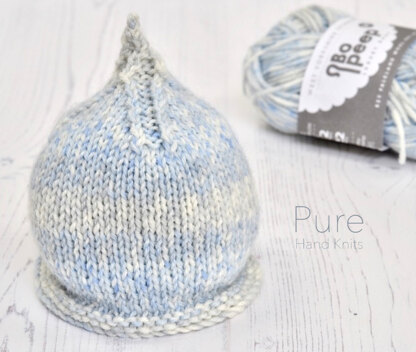 Preemie Classic Pixie Beanie in WYS Bo Peep Luxury Baby DK