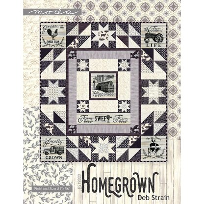 Moda Fabrics Homegrown Quilt - Downloadable PDF