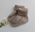 Ivory Baby Bonnet and Booties | 0-24 months