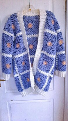 Granny Square Chunky Cardigan