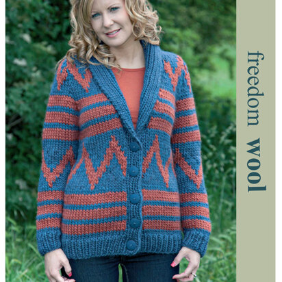 Shawl Collared Jacket in Twilleys Freedom Wool - 9191