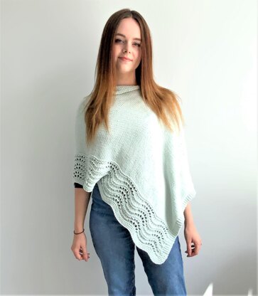 “Wavy Sea” Poncho