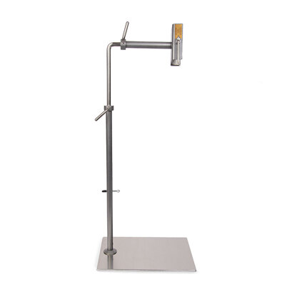 Lowery Workstand with Side Clamp - Powder Coated Silver Grey