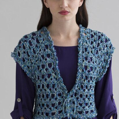 Savannah Cropped Vest in Tahki Yarns Tandem - CRO-C - Downloadable PDF