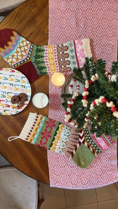 Cozy Colorwork Christmas Stockings