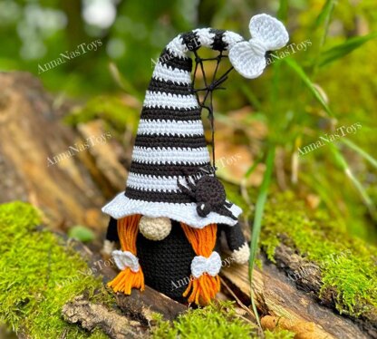 Black and white Halloween Witch