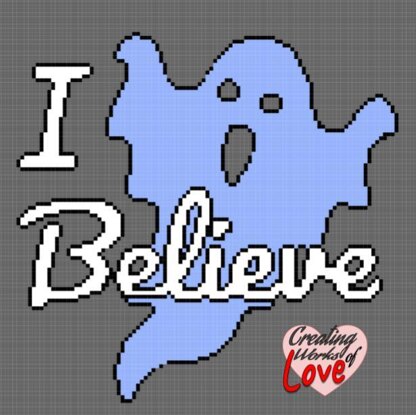 I believe In Ghost Stitch Graphgan