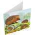 Crystal Art Happy Hedgehogs, 18x18cm Card Diamond Painting Kit