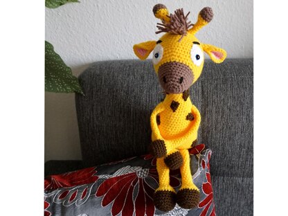 Häkelanleitung für die Schlenker Giraffe Jerry!